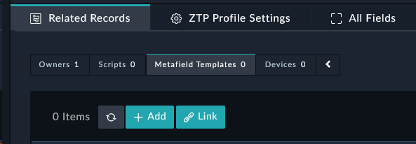 Add metafield template