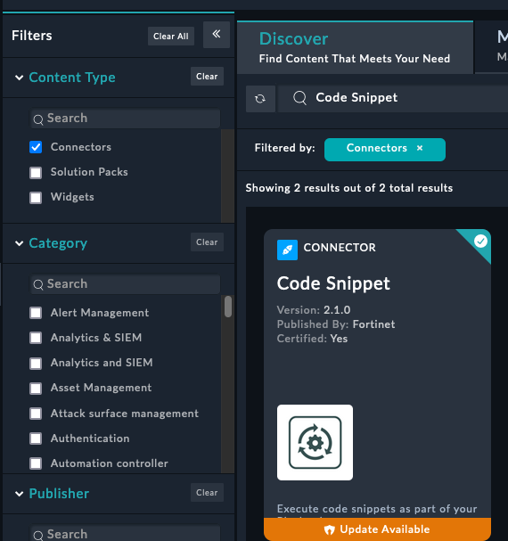 Code Snippet Search