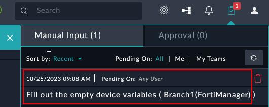 Fill variable task branch1