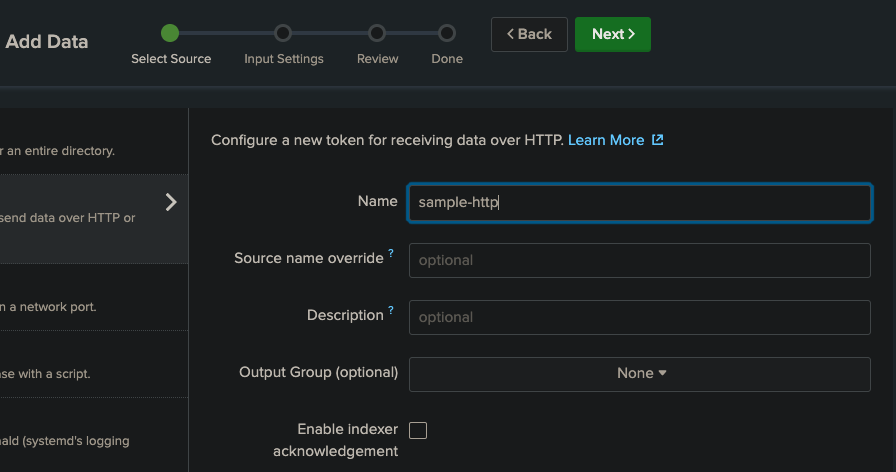 Token Configuration